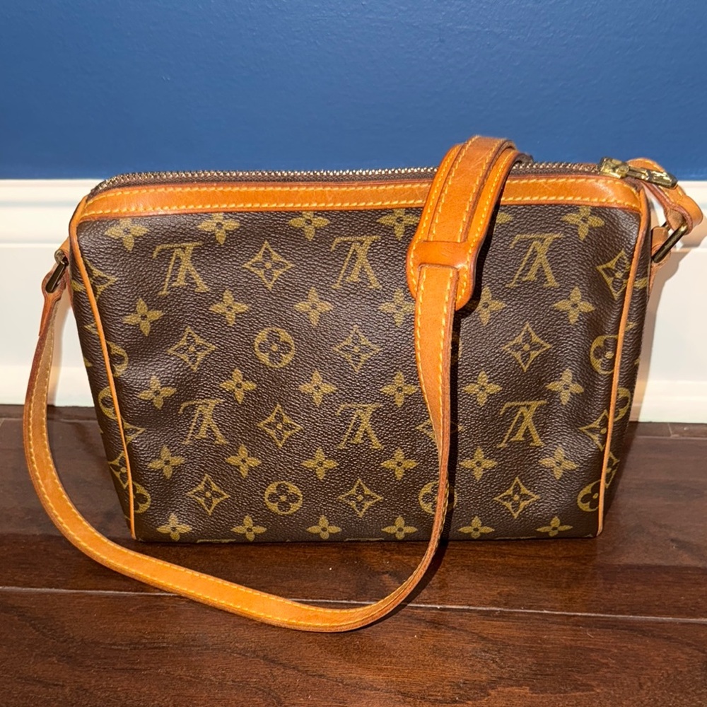 Louis Vuitton Tan and Brown Monogram Crossbody Bag